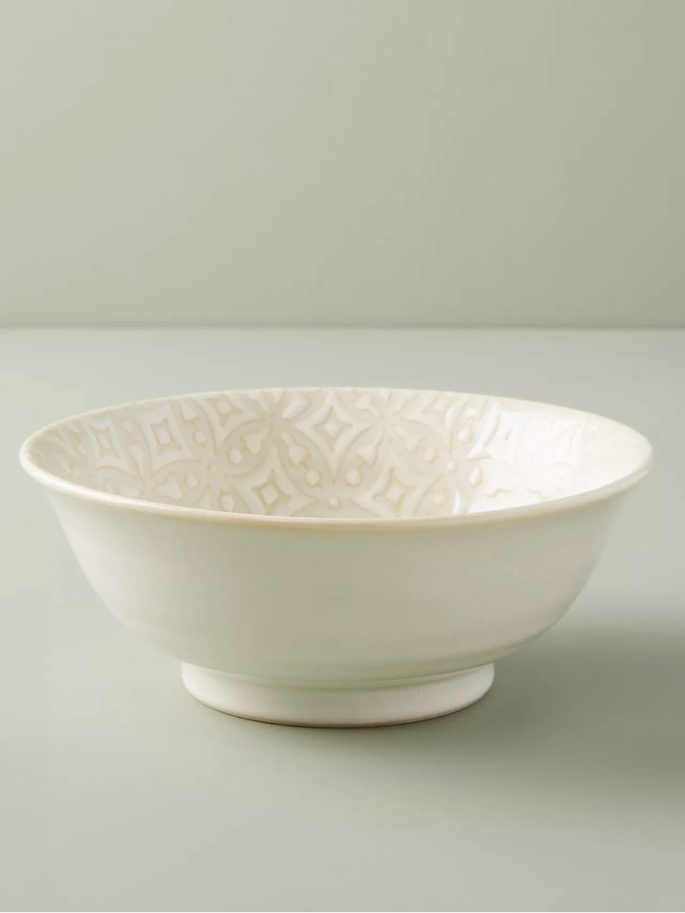 Anthropologie Quorra Bowl | Cream